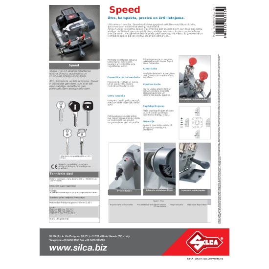 MAC.SPEED 230V 50/60 HZ
