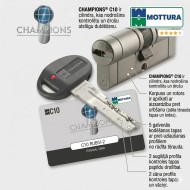 41x41mm Cilindras C10 su 3 raktais 