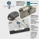 31x31mm Cilindras C10 su 3 raktais