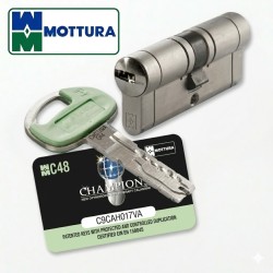 31x31mm Cilindras C48 su 5 raktais 