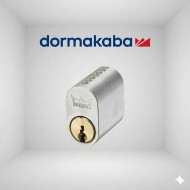 Ovalus cilindras DORMAKABA su 5 rakteliais, Matinis chromas
