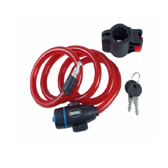 Bicycle Lock, 507-1160x11, Red