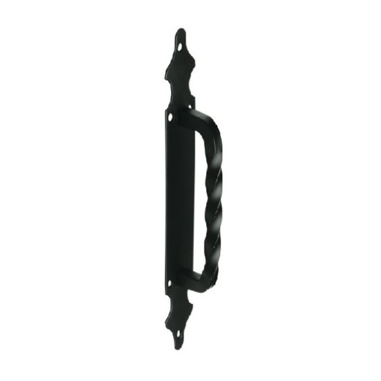 Fixed Handle with Cover Plate, Black
