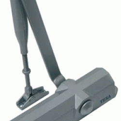 Durų uždarytuvas, durims iki 80kg, Baltas