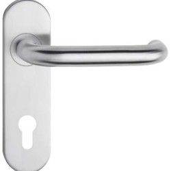 Ugniai atspari durų furnitūra PZ 72mm INOX, 170x45mm