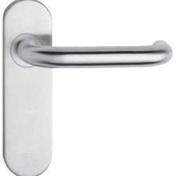 Ugniai atspari durų furnitūra be skylės INOX, 170x45mm