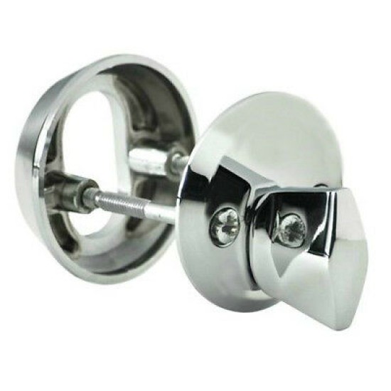 Apyrakčių komplektas ovaliam cilindrui 18mm, poliruotas chromas
