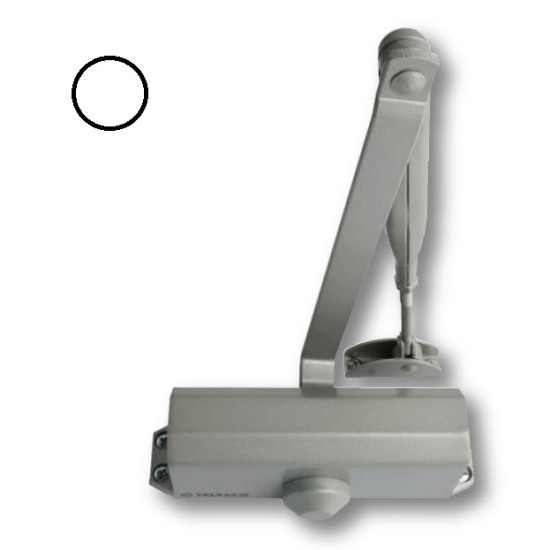 Durų uždarytuvas DELTA1300 baltas