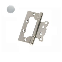 Plieninis vyris 100x75x2 mm, universalus, satin chromas