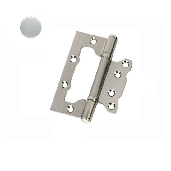 Plieninis vyris 100x75x2 mm, universalus, satin chromas