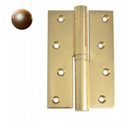 Plieninis vyris 100x82x2,5 mm, dešinė, bronzinė