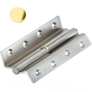 Plieninis vyris 100x55x2,5 mm, dešinė, žalvaris