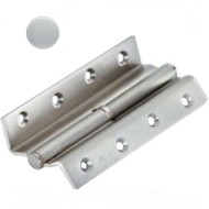 Plieninis vyris 100x55x2,5 mm, dešinė, satin chromas