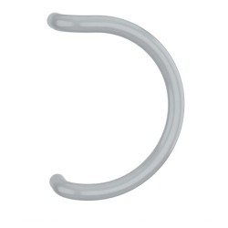 Ovali rankena, rinkinys, Ø30, L-300 balta