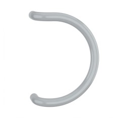 Ovali rankena, rinkinys, Ø30, L-300 balta