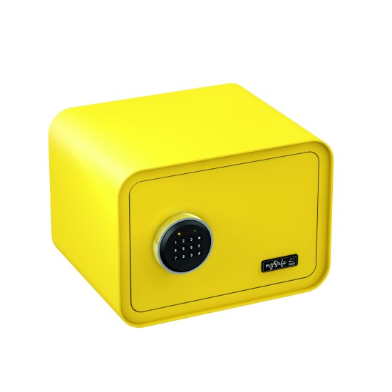 mySafe 350 ELBuitinis seifas su elektronine spyna, gltona.250x350x280mm