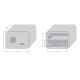 mySafe 350 ELBuitinis seifas su elektronine spyna, gltona.250x350x280mm