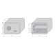 mySafe 350 ELBuitinis seifas su elektronine spyna, juoda. 250x350x280mm