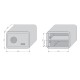 mySafe 350 ELBuitinis seifas su elektronine spyna, oranžinė 250x350x280mm