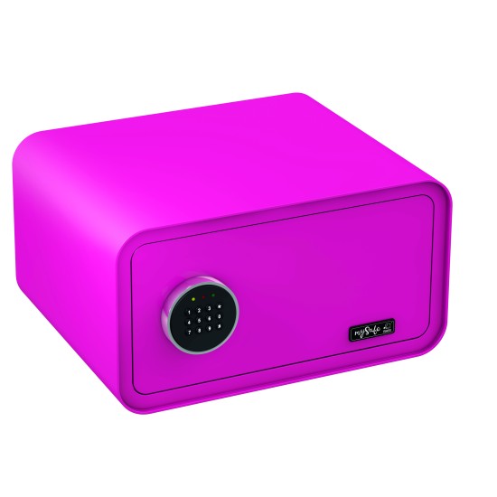 „mySafe 430 EL rožinis“, seifas su elektronine užraktu 230x430x350mm