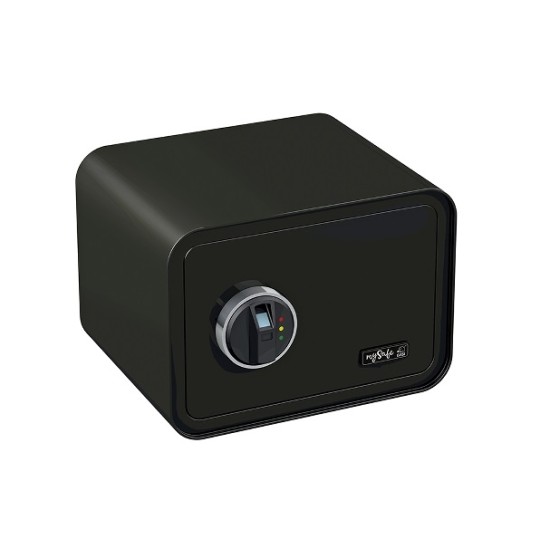 „mySafe 350 FP“ matinis juodas, seifas su biometrine spyna 250x350x280mm