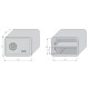 „mySafe 350 FP“ oranžinis, seifas su biometrine spyna 250x350x280 mm