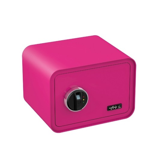 „mySafe 350 FP rožinis“, seifas su biometrine spyna 250x350x280mm