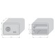 „mySafe 350 FP rožinis“, seifas su biometrine spyna 250x350x280mm