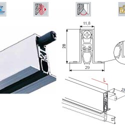 Slenkstis metalinėms durims 800mm