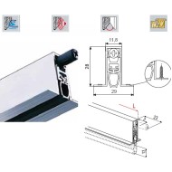 Slenkstis metalinėms durims 900mm