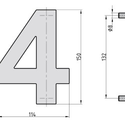 Durų numeris ner.pl. 4